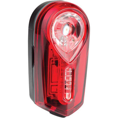 MSW Octodon Rear Taillight with Multiple Lighting Modes: Black 