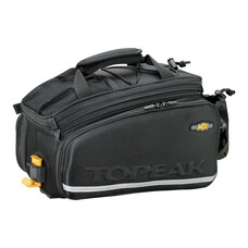 Topeak MTS Strap Mount TrunkBag DXP Rack Bag with Expandable Panniers - 22.6 Liter, Black