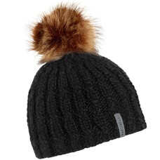 Turtle Fur Women's Merino Wool Fifi Faux Fur Pom Beanie