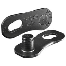 SRAM Eagle T-Type PowerLock Flattop Connector Link - 12-Speed, For Eagle T-Type Flattop Chain Only, PVD Coated, Black, Each
