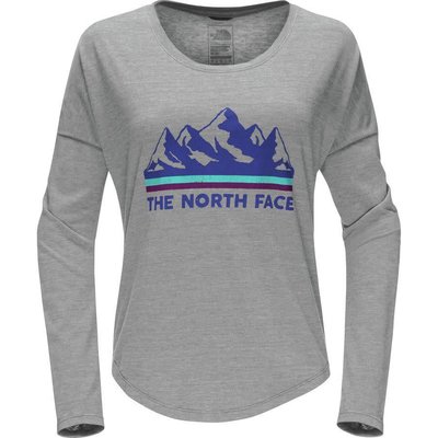 The North Face Women's L/S Mountain View Tri-Blend Tee Shirt 2018