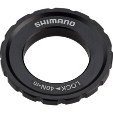 Shimano XT M8010 Outer Serration Centerlock Disc Rotor Lockring, for use with 12/15/20mm Axle Hubs