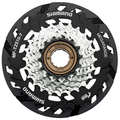 Shimano MF-TZ510-7-CP Multi-Speed Freewheel - 7-Speed, 14-34t