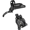 SRAM Maven Silver Disc Brake and Lever - Front, Post Mount, 4-Piston, Aluminum Lever, SS Hardware, Black, A1