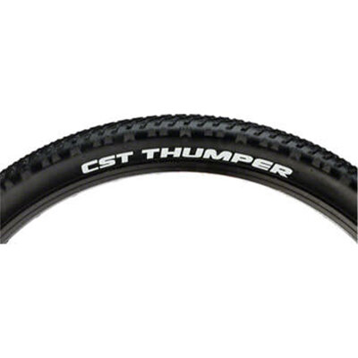 CST Thumper Tire - 26 x 2.1, Clincher, Wire, Black, 27tpi