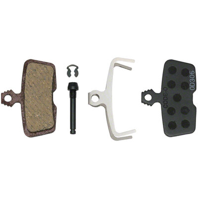 SRAM Disc Brake Pads - Organic Compound, Steel Backed, Quiet, For Code 2011+ and Guide RE Organic
