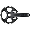 Shimano GRX FC-RX610-1 Crankset - 170mm, 12-Speed, 40t, 110 BCD, Hollowtech II Spindle Interface, Black