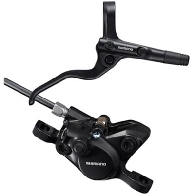 Shimano BR-MT200 Disc Brake and BL-MT201 Lever - Rear, Hydraulic, 2-Piston, Post Mount, Black