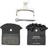 Shimano J05A-RF Disc Brake Pad and Spring - Resin Compound, Finned Aluminum Back Plate