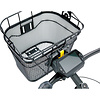 Topeak Front Basket with Fixer 3 Handlebar Bracket: Black