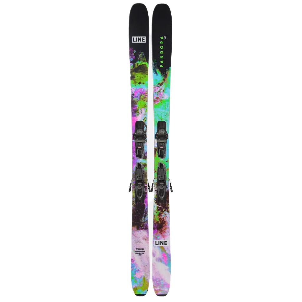 Line Line Pandora 92 Skis w/ Quikclik Squire 10 100mm Black