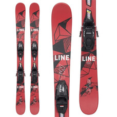 Line Kids' Wallisch Shorty Skis w/FDT 4.5 Black Bindings 2025