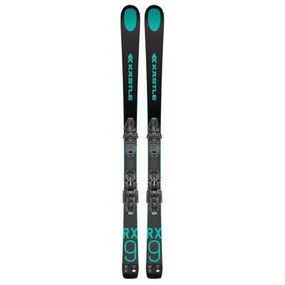 Kastle RX9 Skis w/K12 Tri GW Black Bindings 2025