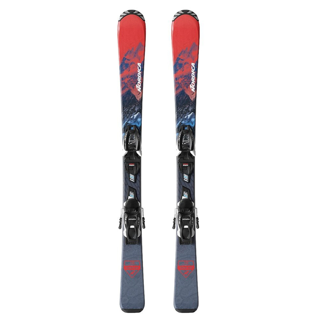 ファッションなデザイン Nordica Bindings FDT 4.5 w/Jr Skis FDT AM Team Kids' Nordica カービング