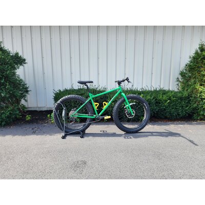 Pre owned Surly Pugsley Fat Tire Bike 19.5 Frame Green 582766 Philbrick s Ski Board Bike