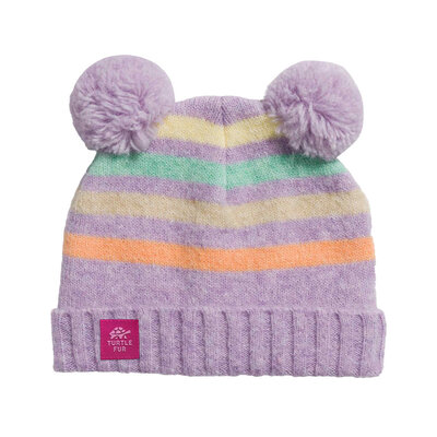 Turtle Fur Toddler Recycled Pom Party Beanie