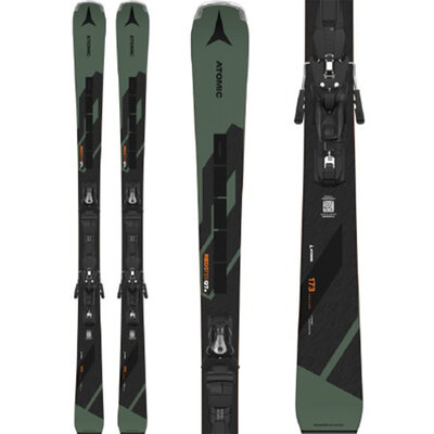 Atomic Redster Q7.8 Revoshock C Skis w/MI 12 GW Black/Smoke Bindings 2025