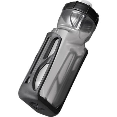 Cannondale Gripper Aero 600ml Water Bottle and ReGrip Aero Bottle Cage Black