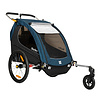 Burley Encore X Child Trailer - Double, Pacific Blue