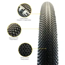Eastern Growler Tire 26 x 2.125" Black/Silver Logo