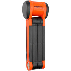 Kryptonite Evolution 790 Folding Lock - 90cm, Keyed, Inludes Click Tight Bracket, Black/Orange