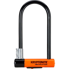 Kryptonite Evolution Series U-Lock - 4 x 9", Keyed, Black, Includes bracket