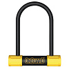 OnGuard BullDog Series U-Lock - 3.5 x 5.5", Keyed, Black/Yellow, Includes bracket