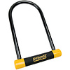 OnGuard BullDog Series U-Lock - 5 x 9", Keyed, Black/Yellow, Includes bracket