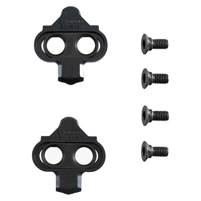 Shimano SM-SH51 SPD Cleat Set (PAIR) Single release w/o Cleat Nut