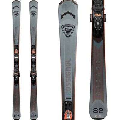 Rossignol Arcade 82 Skis w/Xpress 11 GW B83 Black Orange Bindings 2026