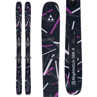 Fischer Nightstick 86 X Ski w/RSW 10 GW Powerrail Bindings 2026