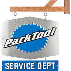 Park Tool Single-Sided Shop Service Department Sign