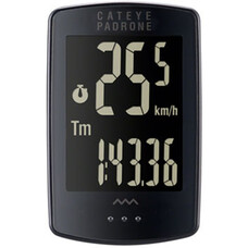 CatEye Padrone Stealth WL Bike Computer - Wireless, Black
