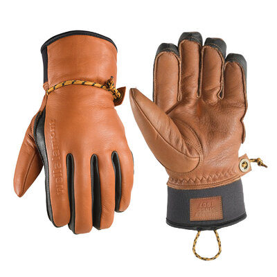 Wells Lamont Hydrahyde Leather Outseam Adjustable Wrist Gloves