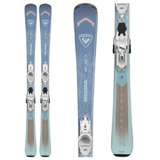 Rossignol Women's Arcade 78 Skis w/Xpress 10 GW B83 White/Sparkle Bindings 2026