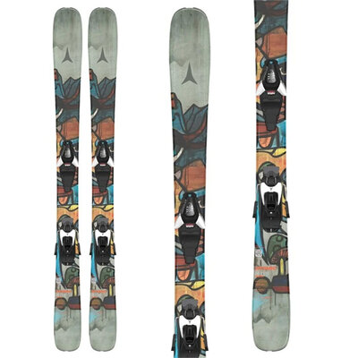 Atomic Kids Bent Jr Skis w/ C5 GW 85 Black/White Bindings 2026
