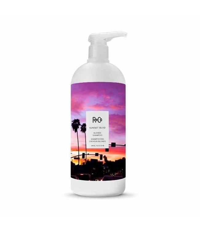 R+CO Shampooing Cheveux Blonds SUNSET BLVD 1 L