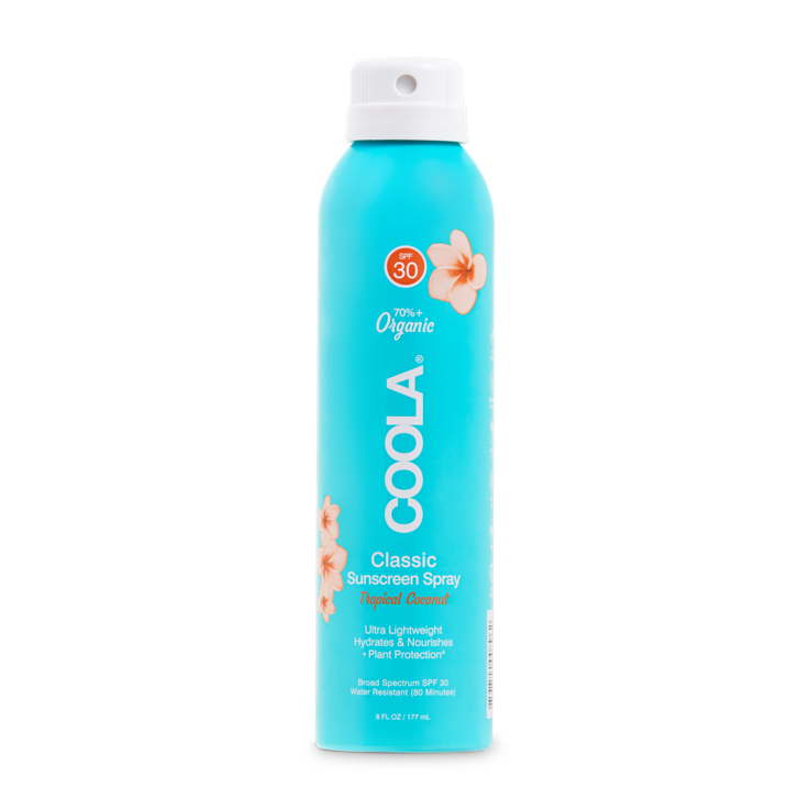 coola sunscreen spray tropical coconut coola sunscreen spray tropical coconut