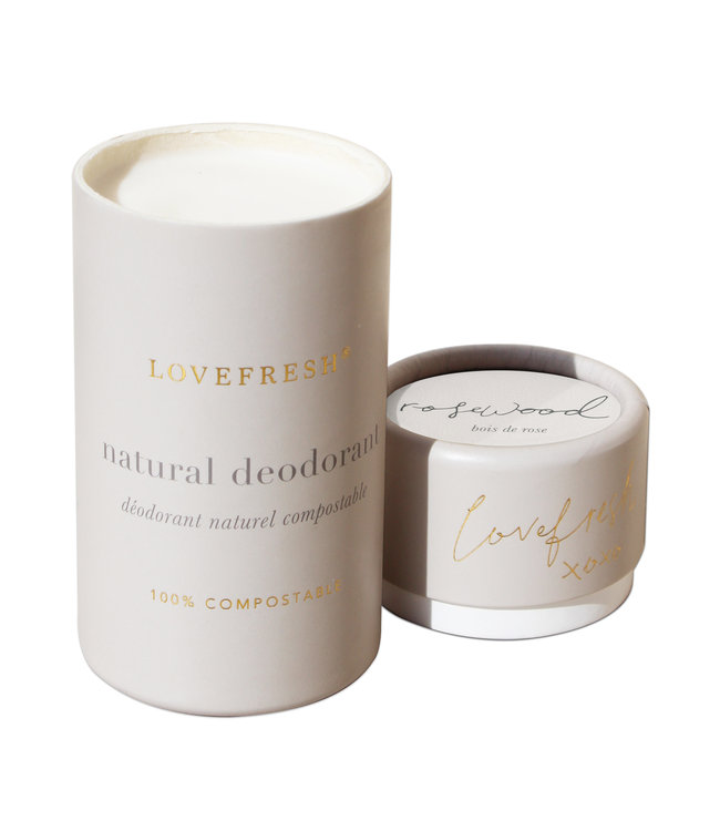 LoveFresh Compostable Deodorant Refill - Rosewood