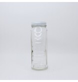 1 lb. Glass Classic Queenline Jar, case (24 ct, includes caps)