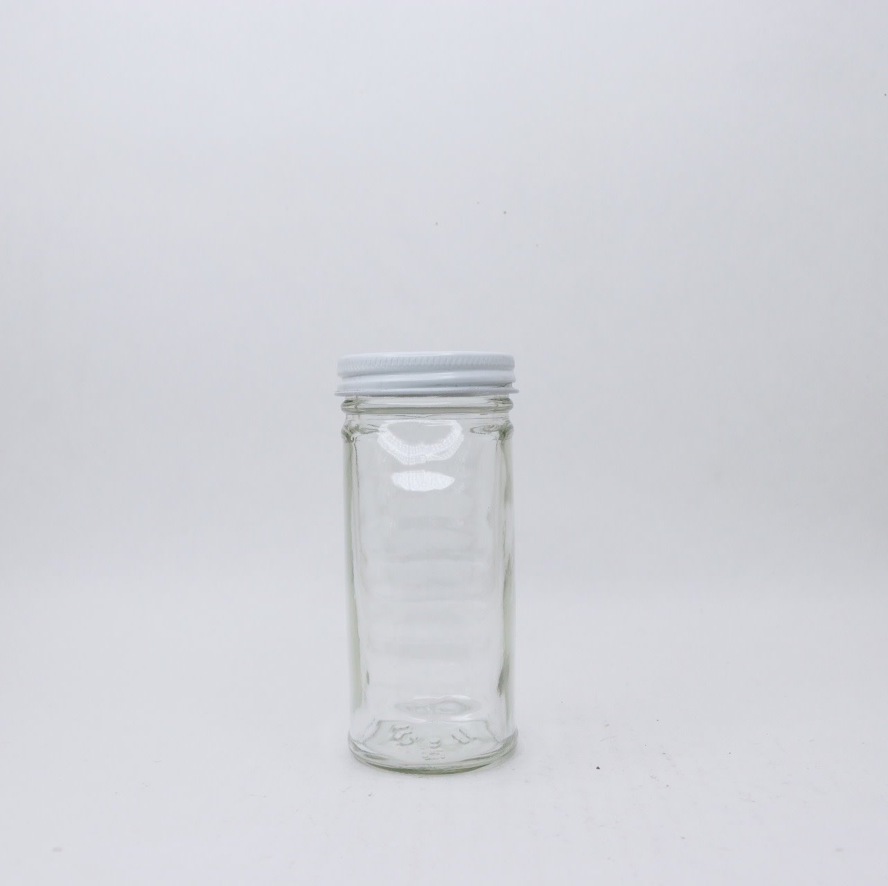 8 oz. Glass Classic Queenline Jar, case (24 ct, includes caps)