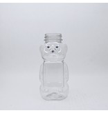 12 oz. Flat Front Plastic Bear, single