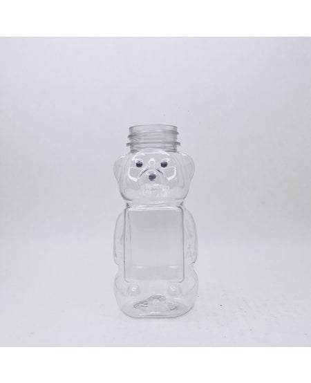 12 oz. Flat Front Plastic Bears (Case 50 CT)