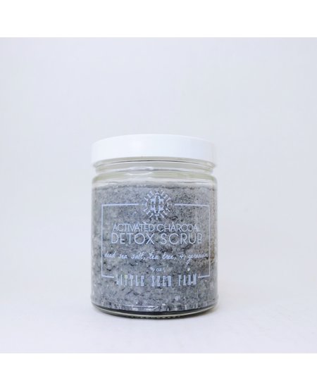 Little Seed Farm Activated Charcoal Detox Scrub, 9 oz.