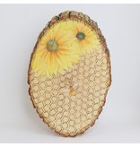 Wooden Sunflower Art, Large