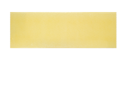 Mann Lake (5 5/8") Medium Plastic Foundation, Yellow Ritecell, box (apprx. 100 sheets)