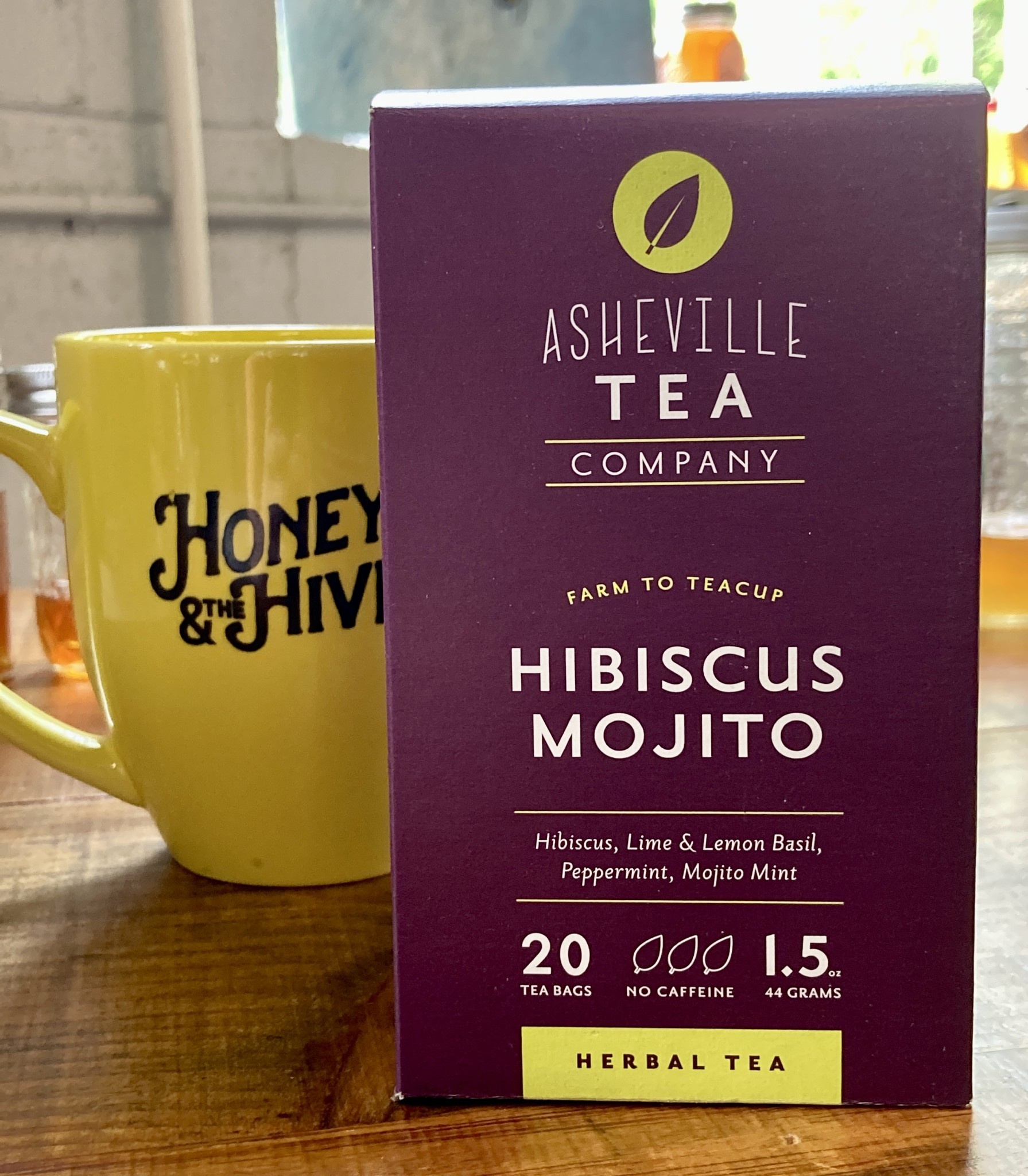 Asheville Tea Company Asheville Tea Company Hibiscus Mojito Herbal Tea, box of 20 tea bags