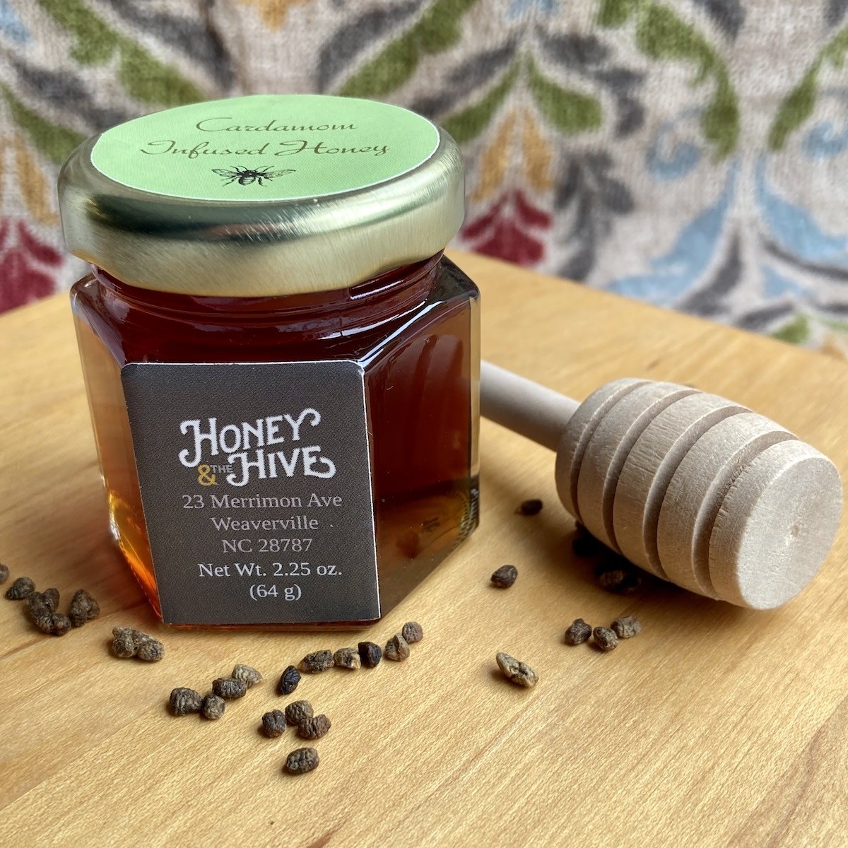 Honey & the Hive H+H Infused Honey, Cardamom