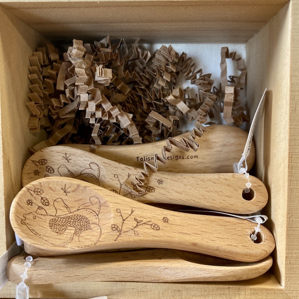 Talisman Designs Woodland Mini Spoon - Bear