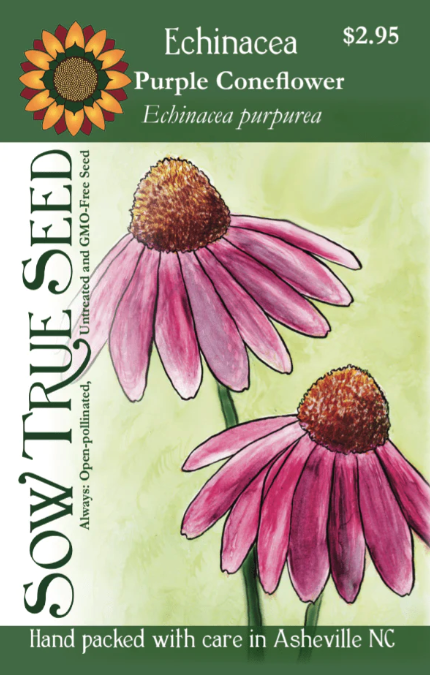 Sow True Seed Sow True Seeds, Echinacea (Purple Coneflower)